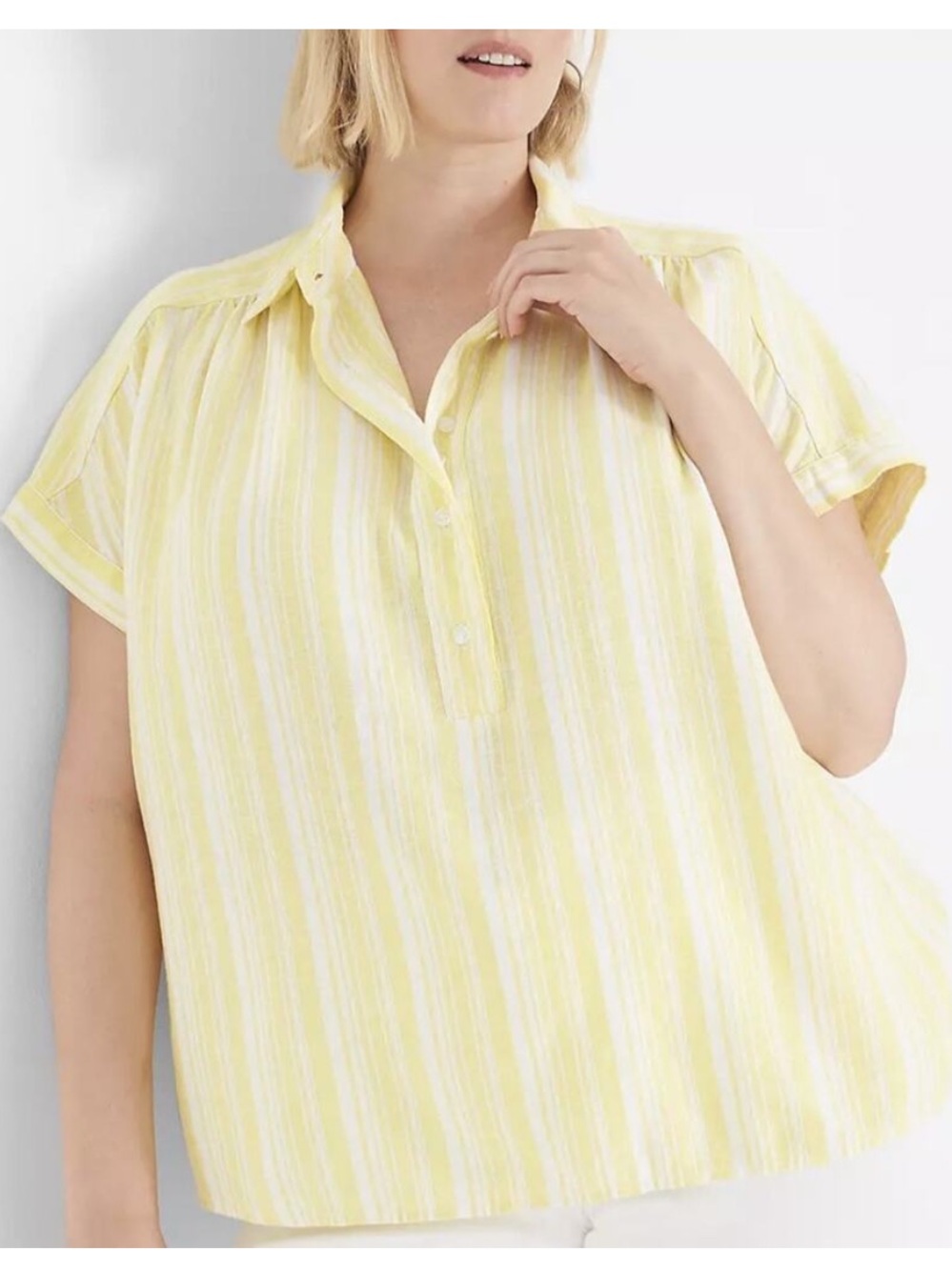 Lane Bryant Linen Blouses - Picture 1 of 5